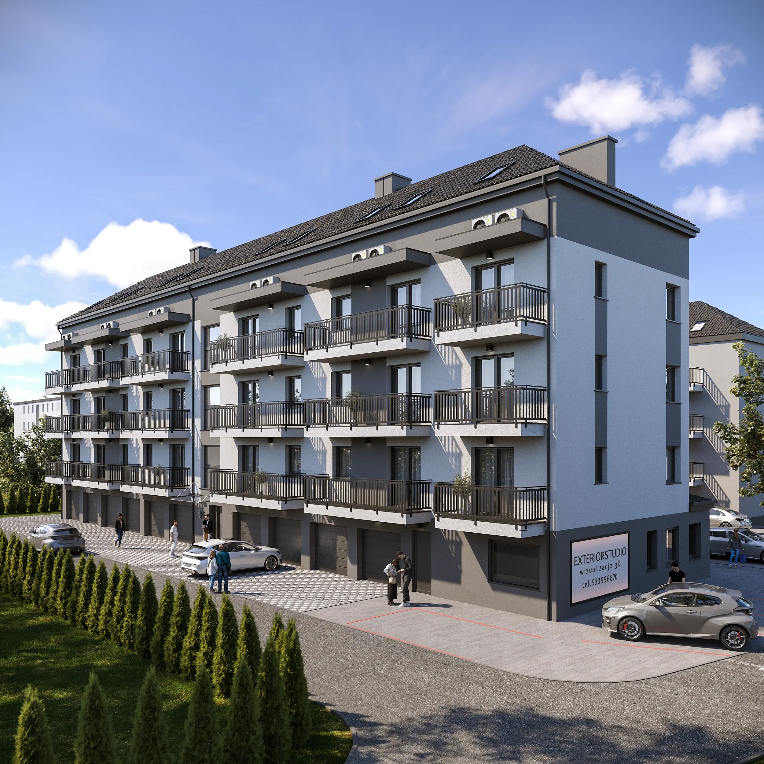 wizualizacja budynku