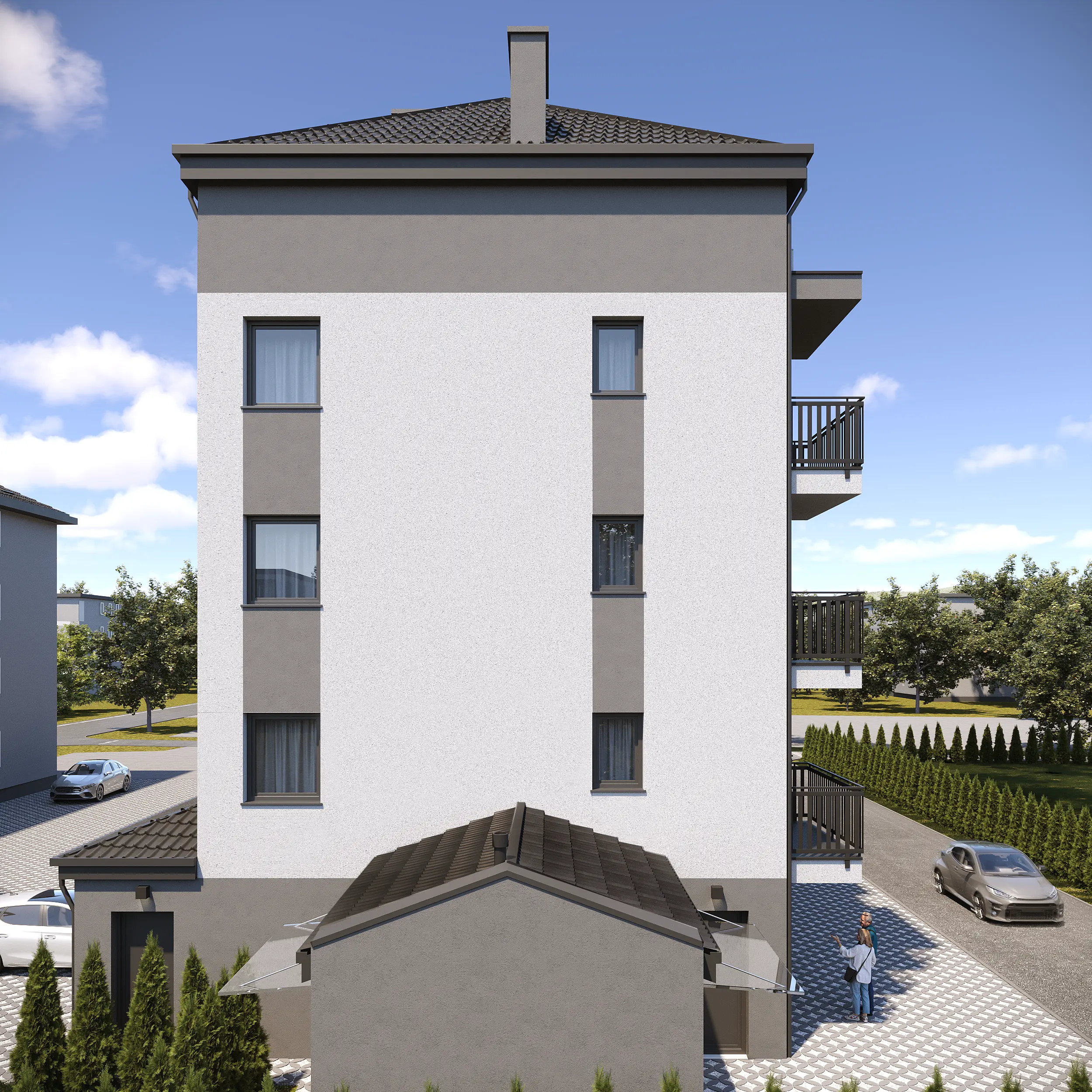 wizualizacja budynku